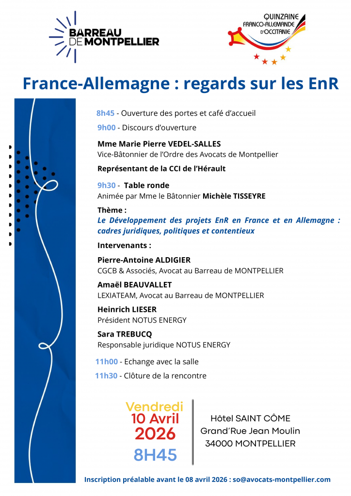 France-Allemagne : regards sur les EnR