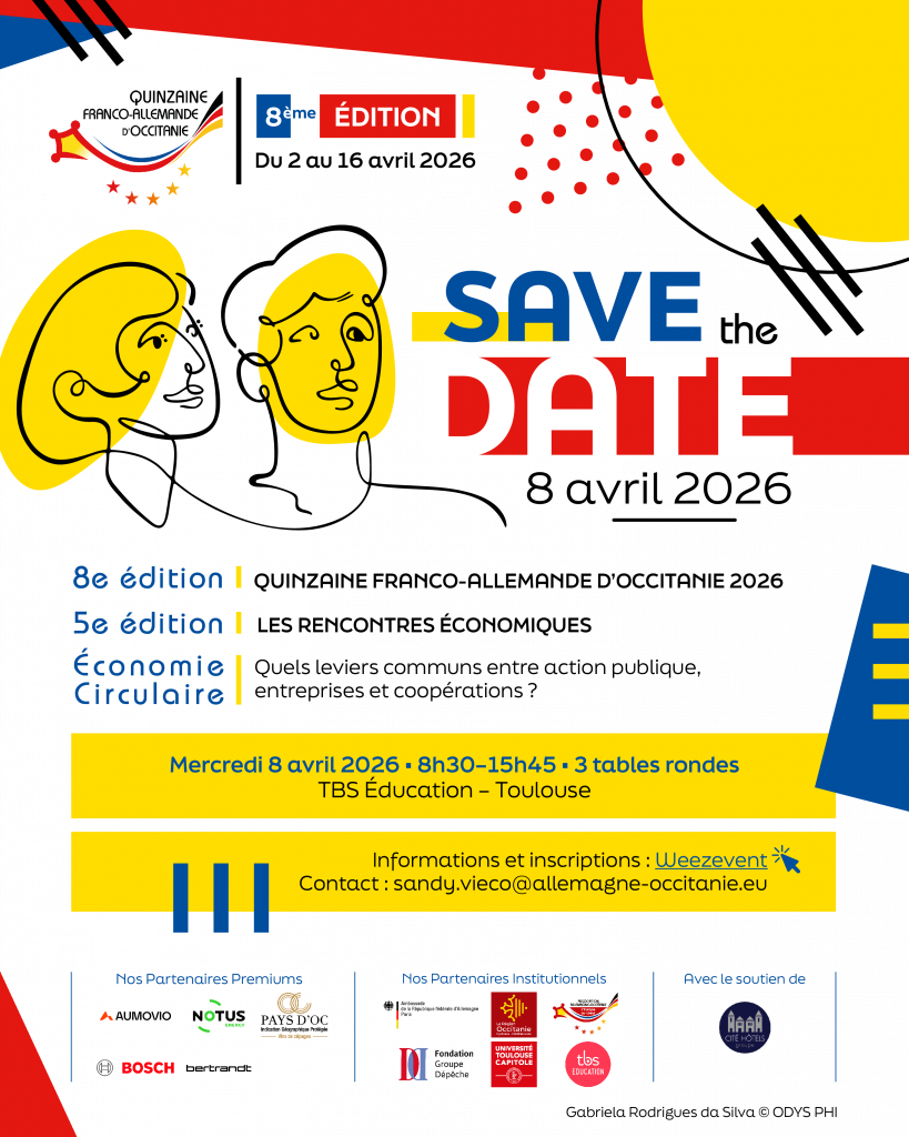 Save The Date Rencontre économique: Économie circulaire